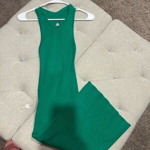 Lush Emerald Green Sleeveless Jumpsuit
